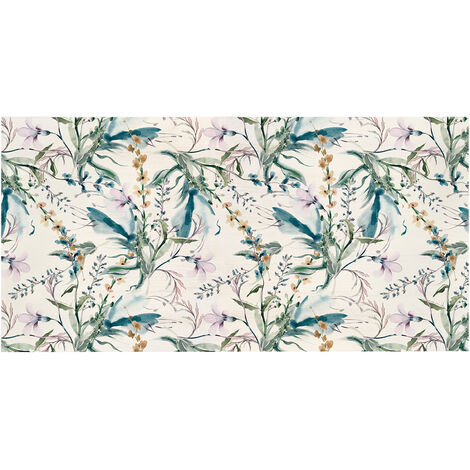 Tête de lit décapée 'Floral romantique'