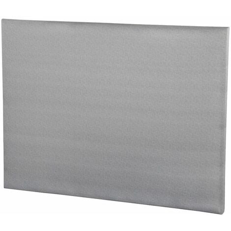 EBAC LITERIE Tête de lit déco Gris clair L. 140 cm - Tendance & moderne - Fabrication française