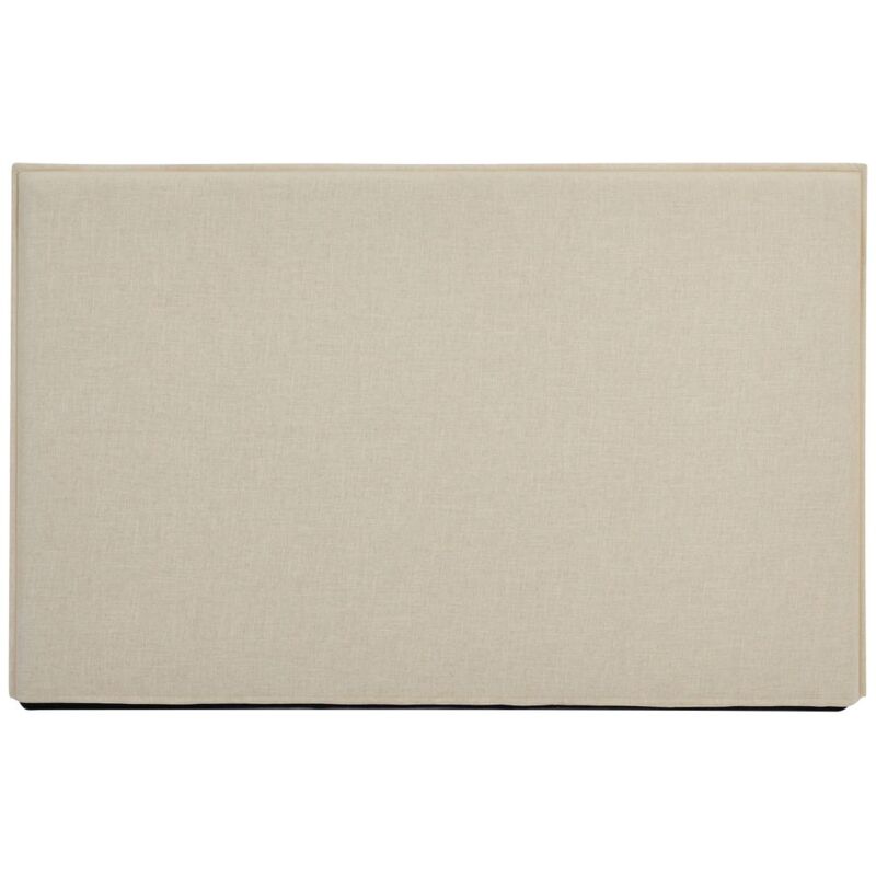 Tête de lit déhoussable 170 cm - Coton et lin - Beige - tahime