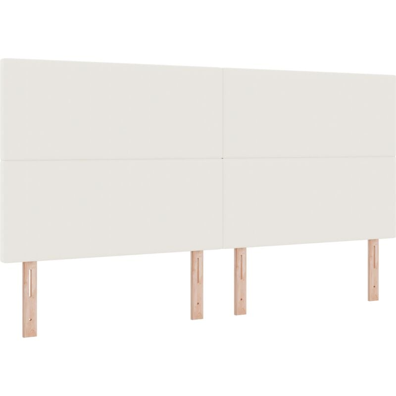 Vidaxl - Tête de lit Design simple Crème 200 cm en velours côtelé