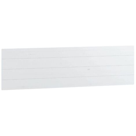 MIROYTENGO Cabecero De Cama Fabricado en Madera Pino Color Blanco 156 CM