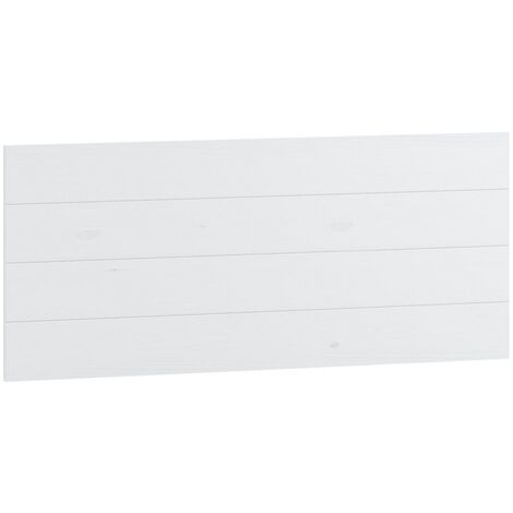 Tête de lit en bois coloris blanc - longueur 110 x hauteur 45 cm -PEGANE-