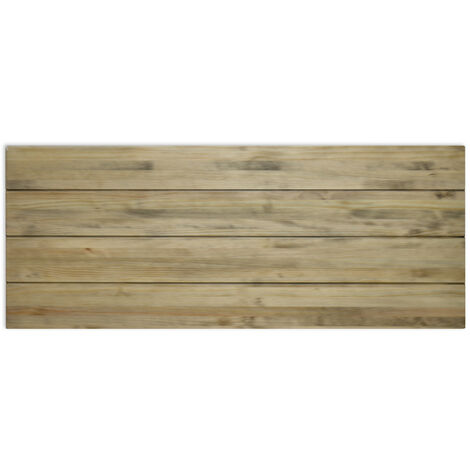 main image of "Tête de lit en bois massif de pin. 4 baguettes. 150X60x1,8cm."