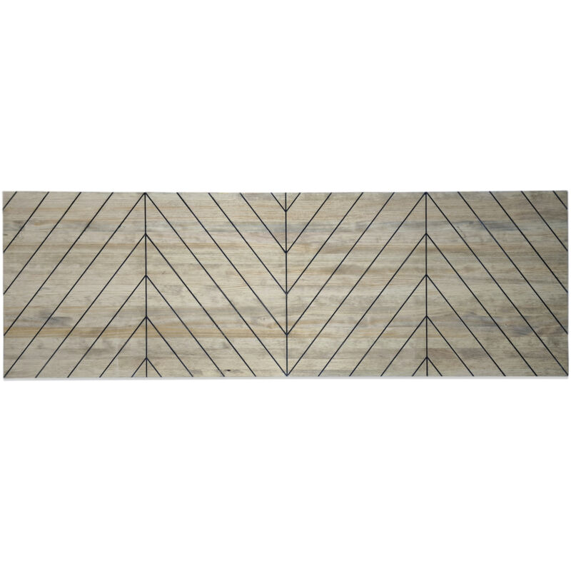 Tête de lit en bois massif de pin. Chevron. 150X60x1,8cm.