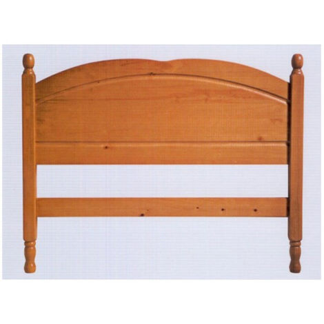 Tête de lit en pin massif coloris miel - Longueur 142 x Profondeur 2 x Hauteur 99 cm