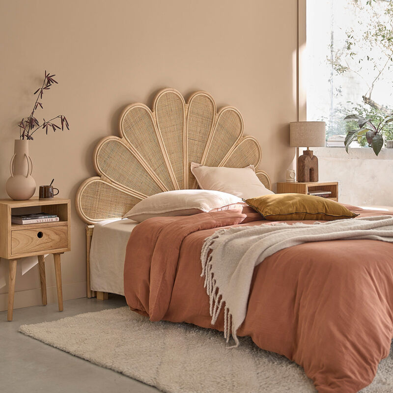 Tête de lit en rotin et cannage 160 cm