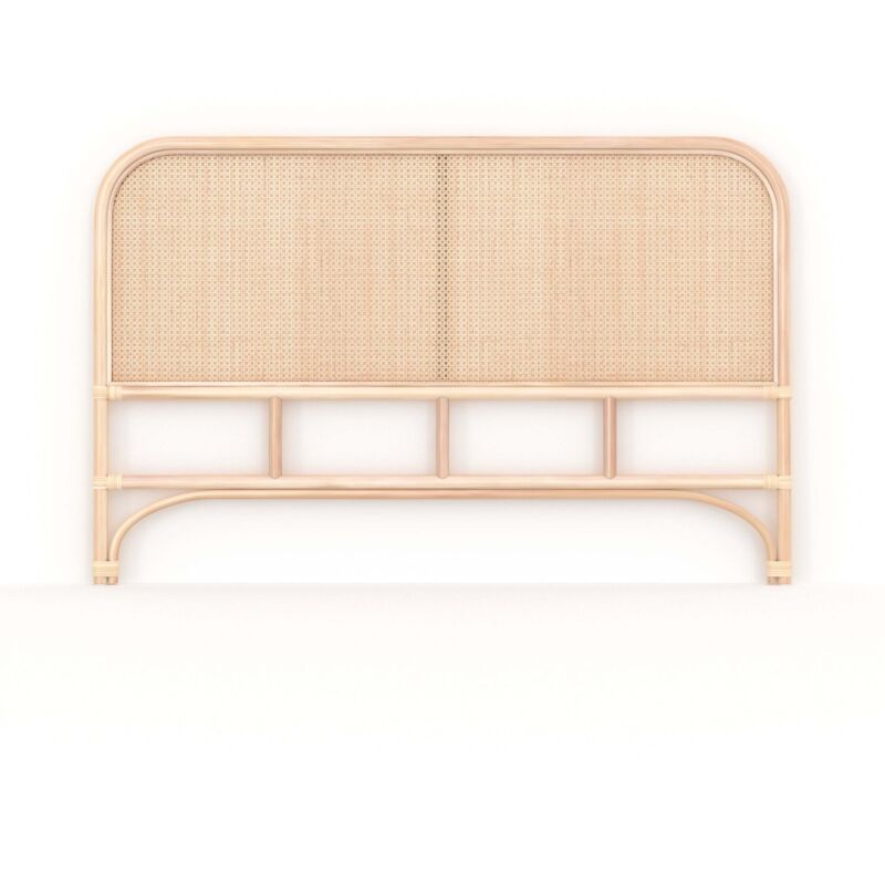 Tête de lit en rotin et cannage 140 cm - grace