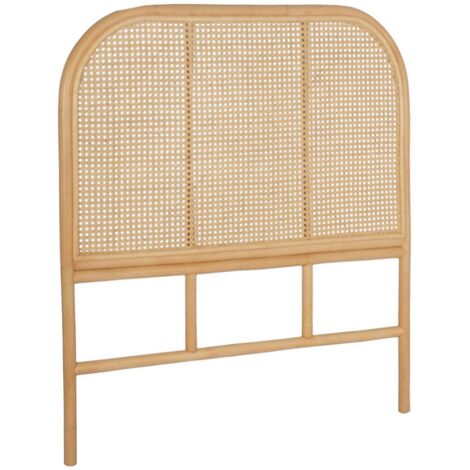 Tête de lit en rotin naturel et cannage. Sumatra 90 cm