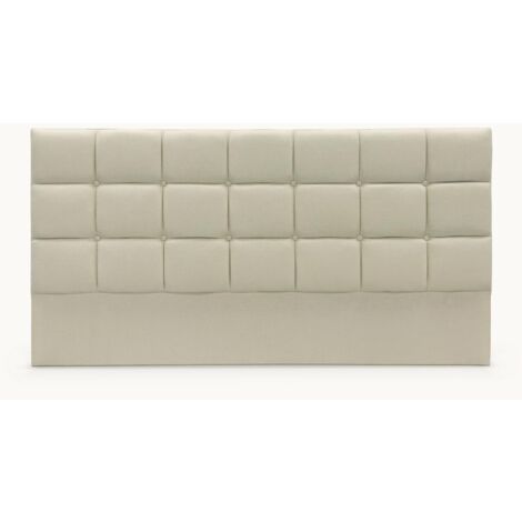 Tête de lit en tissu beige design 160 cm ALVERA