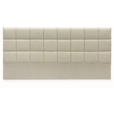 Tête de lit en tissu beige design 180 cm ALVERA