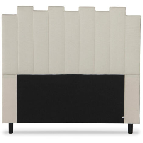 Tête de Lit en Tissu Design "Kenty" 140cm Beige
