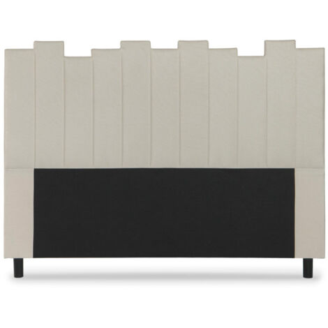 Tête de Lit en Tissu Design "Kenty" 160cm Beige