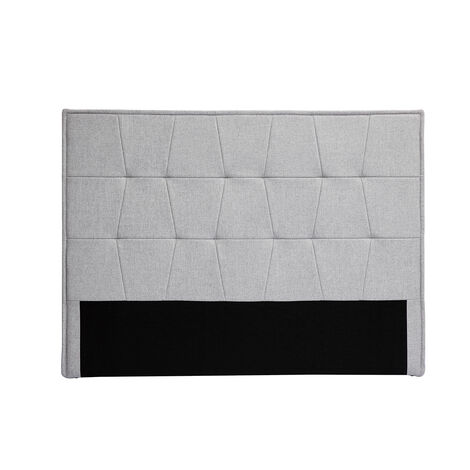 Tête de lit en tissu gris L150 cm SUKA - Gris