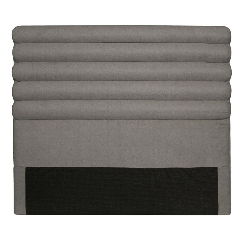 Tête de lit en tissu luca - Gris, Largeur - 160 cm
