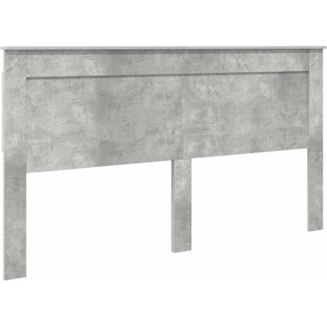 Tête de lit Gris béton 180 cm Bois d'ingénierie