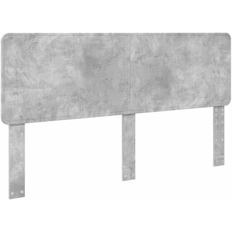 Tête de lit Gris béton 180 cm Bois d'ingénierie