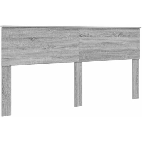 Tête de lit Gris Sonoma 180 cm Bois d'ingénierie