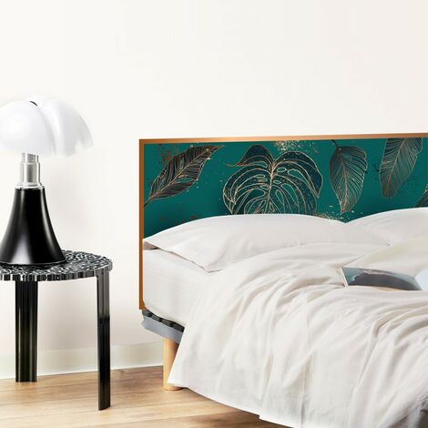 Tête de lit L180xH 70cm Foliage - Bleu