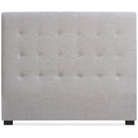 Tête de lit Luxor 140cm Tissu Beige