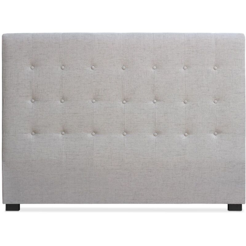 Cotecosy - Tête de lit Luxor 160cm Tissu Beige Cotecosy - Tête de lit Luxor 160cm Tissu Beige