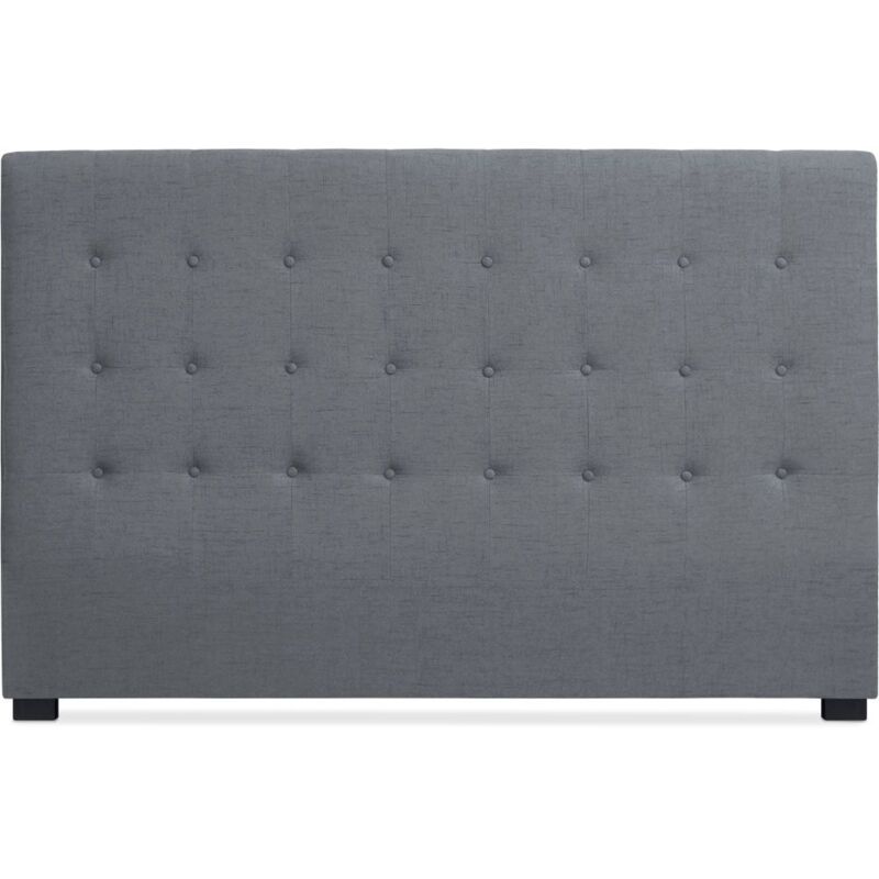 Cotecosy - Tête de lit Luxor 180cm Tissu Gris Cotecosy - Tête de lit Luxor 180cm Tissu Gris