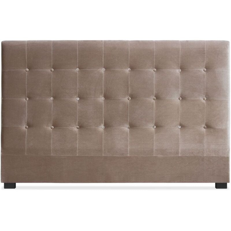 Tête de lit Luxor 180cm Velours Taupe