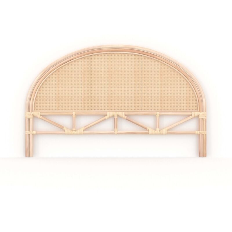 Tête de lit 160 cm en rotin et cannage - madya