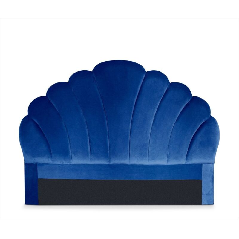 Tête de lit Mermaid 140 cm Velours Bleu