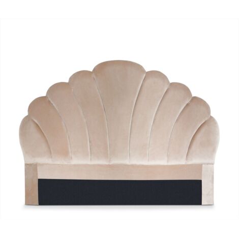 Tête de lit Mermaid 140 cm Velours Taupe