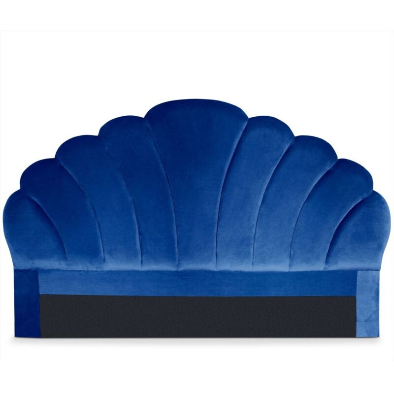 Tête de lit Mermaid 180 cm Velours Bleu