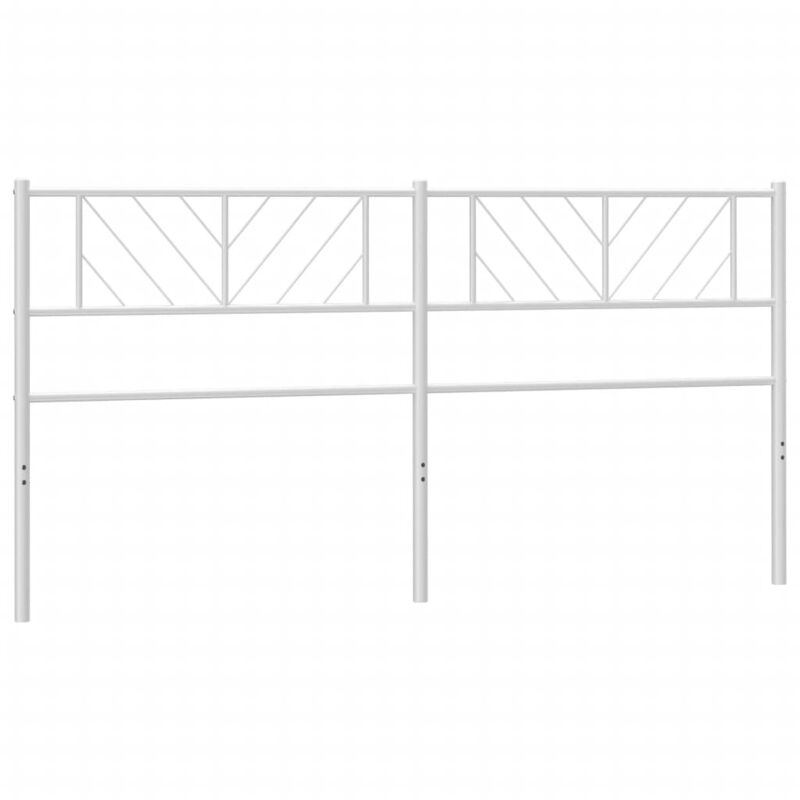 Tête de lit métal blanc 160 cm Vidaxl