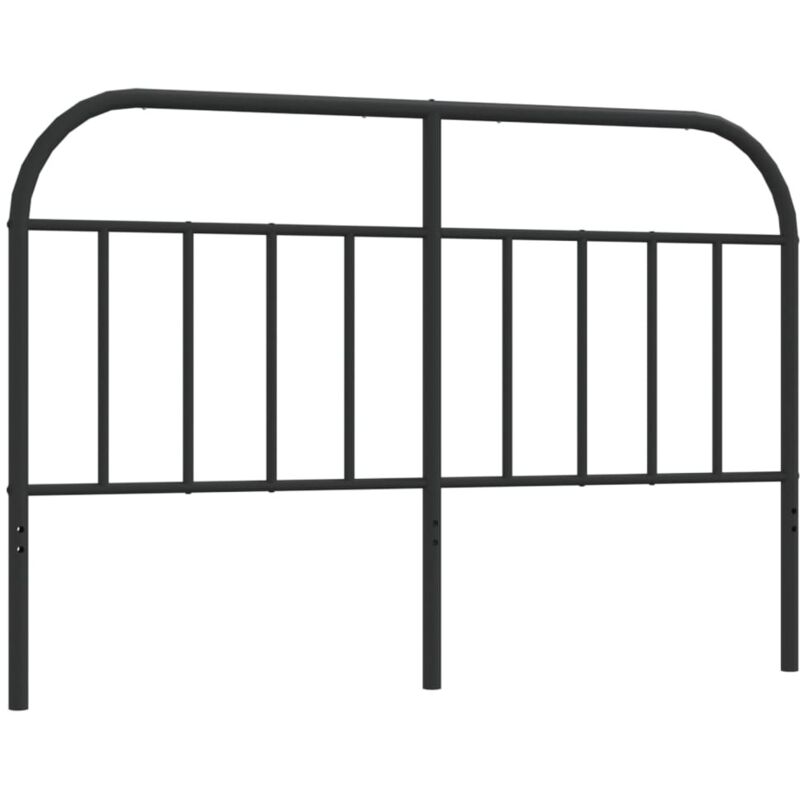 Tête de lit métal noir 140 cm