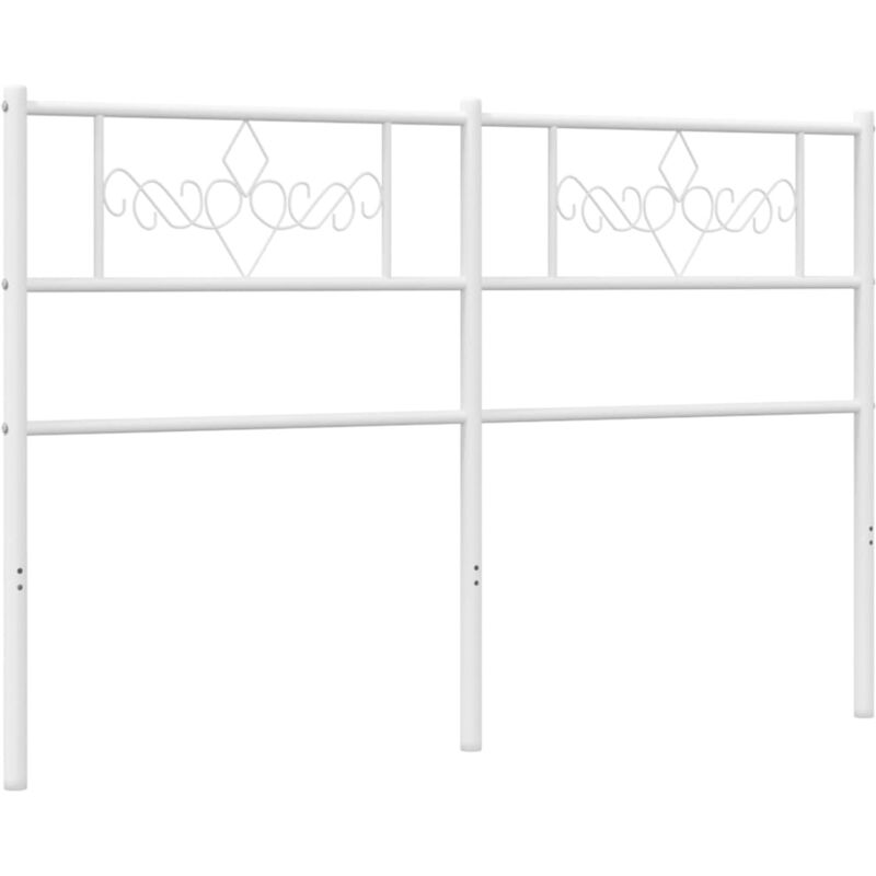 Tête de lit métal blanc 150 cm vidaXL
