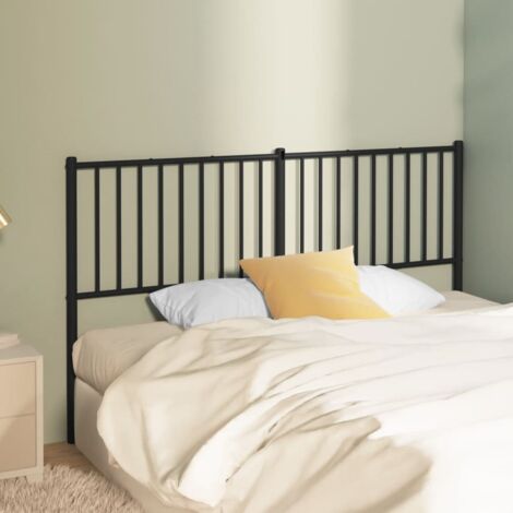 Tête de lit métal noir 160 cm vidaXL