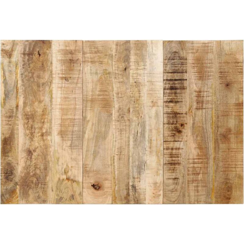 Tête de lit 120 cm bois de manguier brut massif - Vidaxl