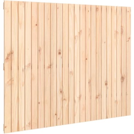 Tête de lit murale 140x3x110 cm Bois massif de pin