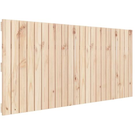 Tête de lit murale 140x3x60 cm Bois massif de pin