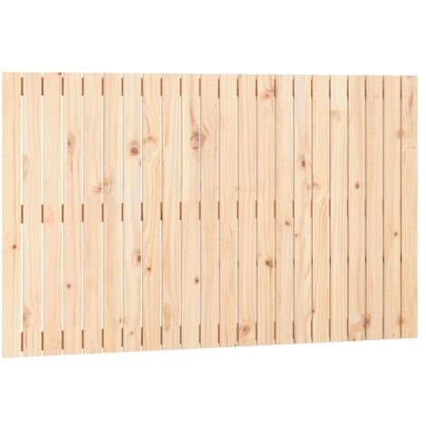 Tête de lit murale 140x3x90 cm Bois massif de pin