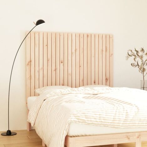 Tête de lit murale  Armoire de tête de lit 140x3x110 cm Bois massif de pin 15563
