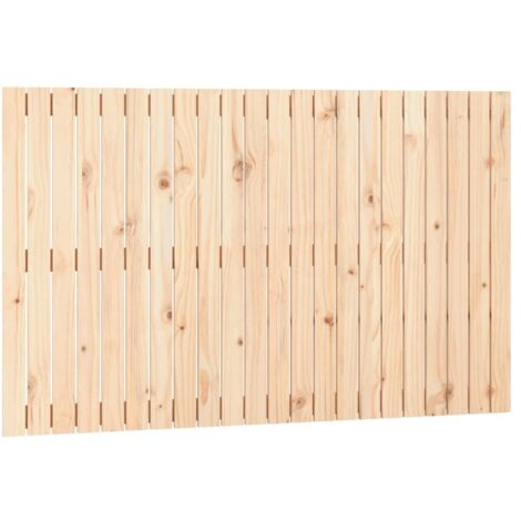 Tête de lit murale  Armoire de tête de lit 140x3x90 cm Bois massif de pin 65072