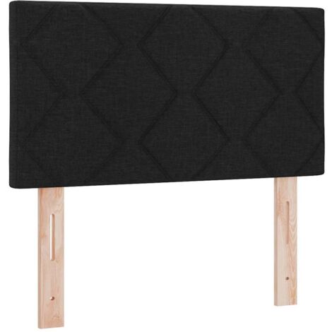Tête de lit Noir 80 cm tissu