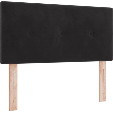 Tête de lit Noir 80 cm Velours