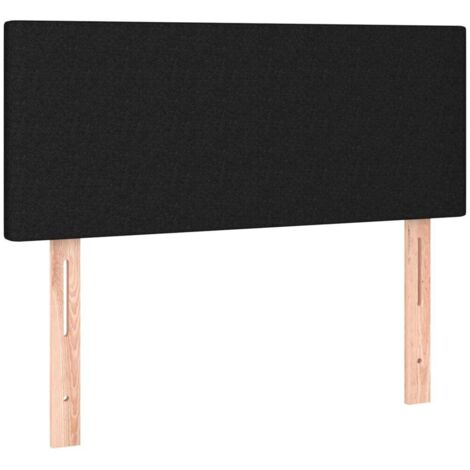 Tête de lit Noir 80x5x78-88 Tissu