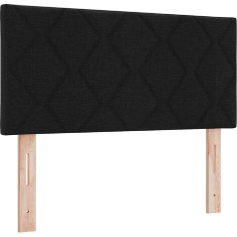Tête de lit Noir 90 cm tissu