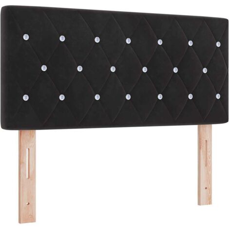 Tête de lit Noir 90 cm Velours