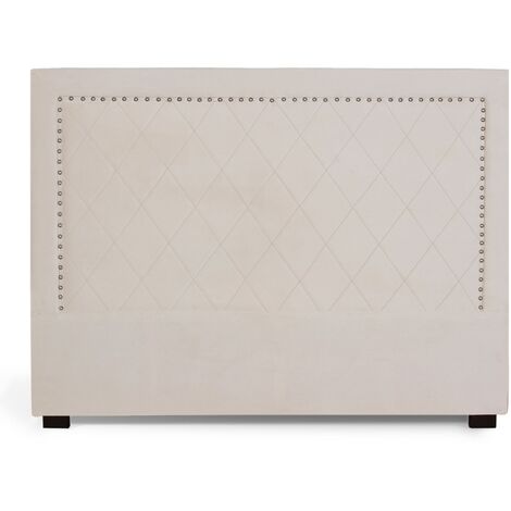 Tête de lit Nolwen Velours Beige 160cm