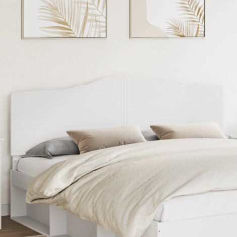 Tête de lit-Panneau de lit Blanc 180 cm Bois d'ingénierie 340835