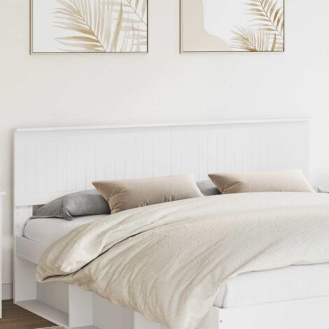 Tête de lit-Panneau de lit Blanc 180 cm Bois d'ingénierie 472688