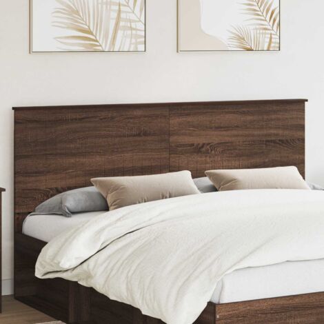 Tête de lit-Panneau de lit Chêne brun 180 cm Bois d'ingénierie 477985