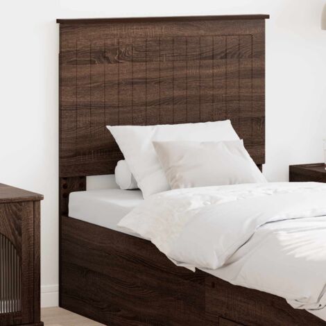 Tête de lit-Panneau de lit Chêne brun 80 cm Bois d'ingénierie 345229